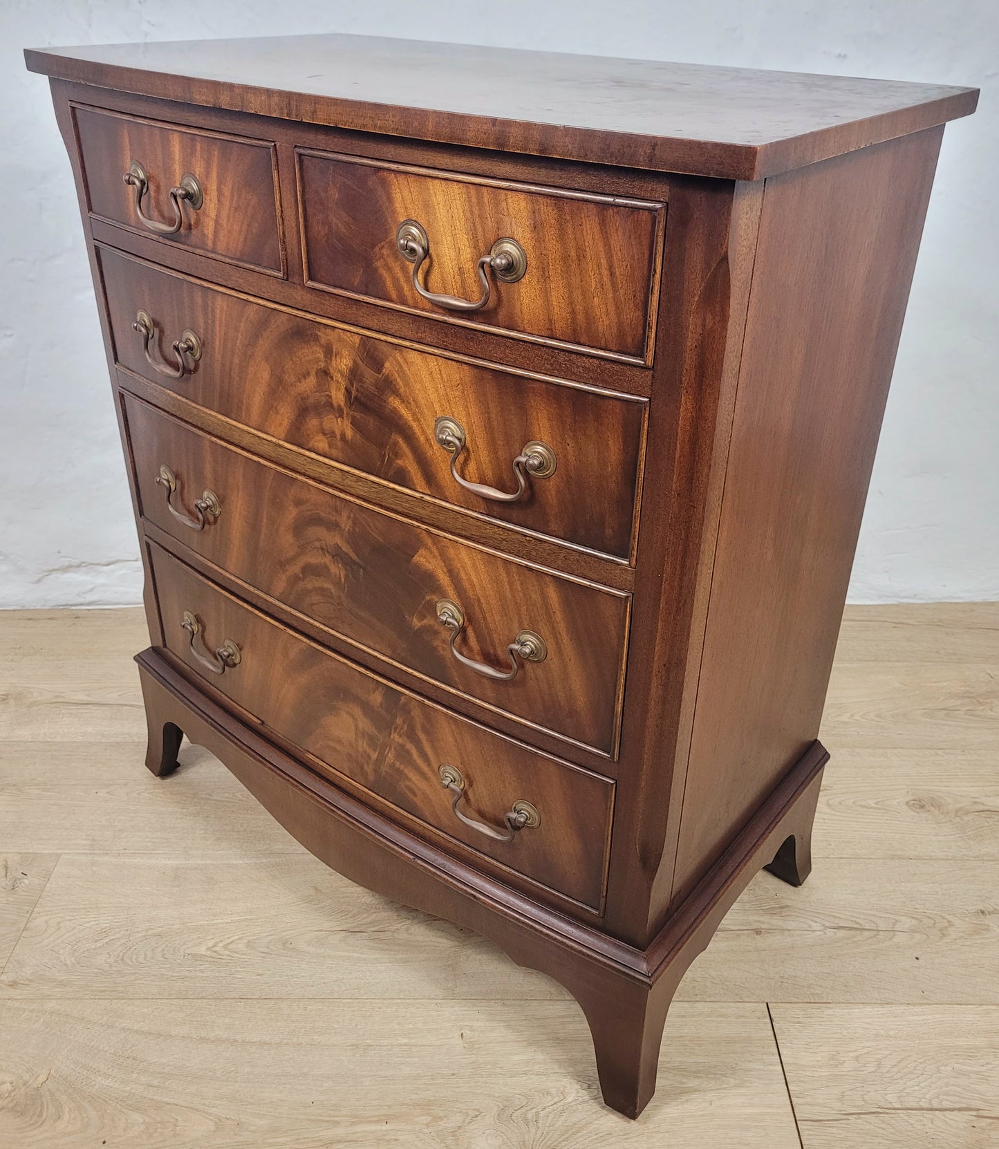 Chest Of Drawers Bevan Funnell Bedroom Vintage 1950s Mahogany Postage Available