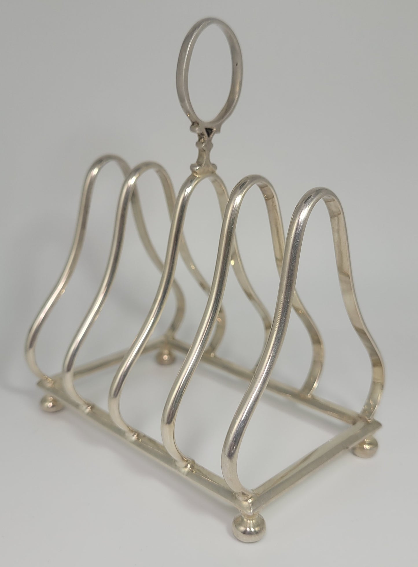 Sheffield Silver Toast Rack Hallmarked English Edwardian 1900 Tableware Postage Available