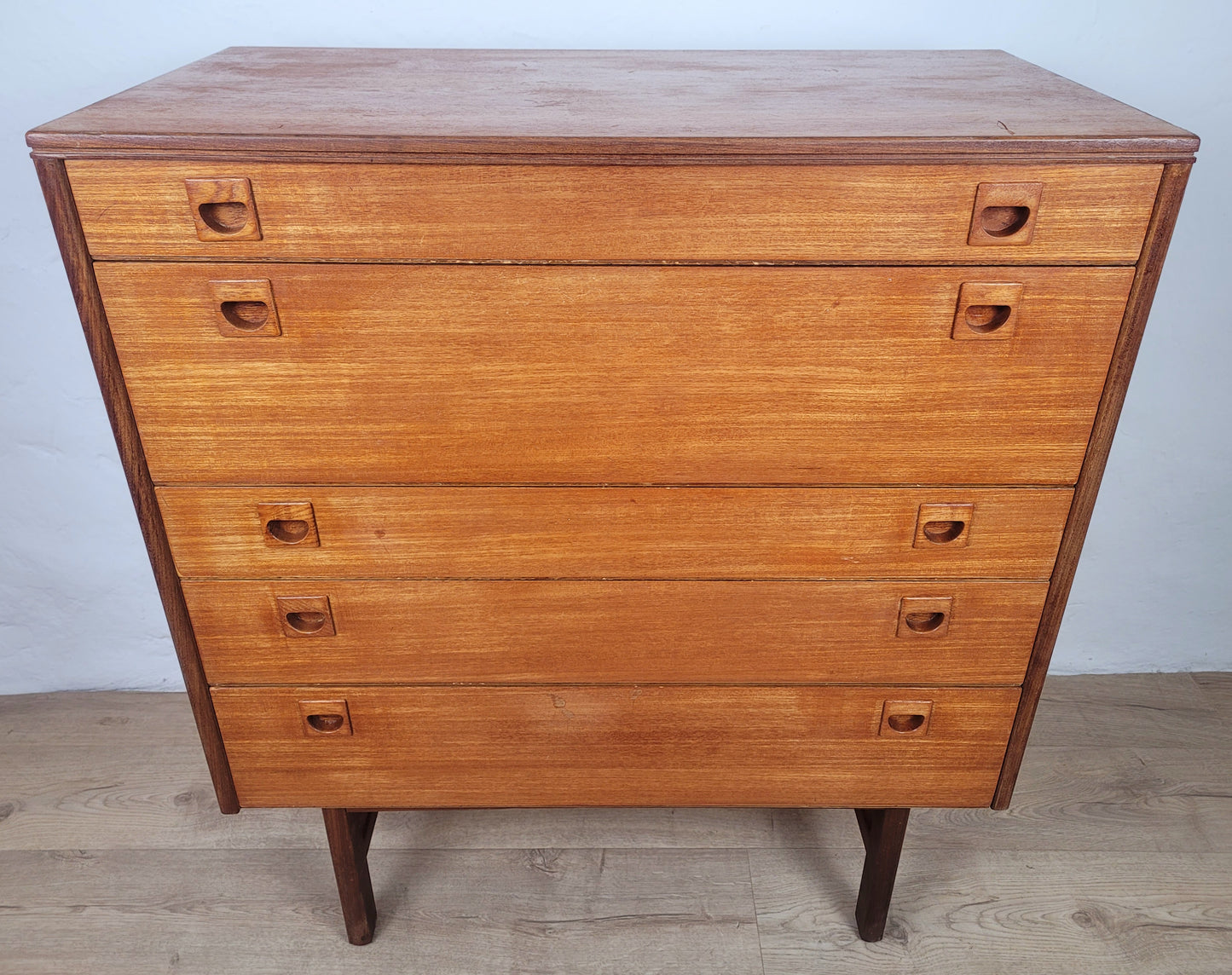 Alfred Cox Teak Chest of Drawers 1960 Post War British Design Delivery Available