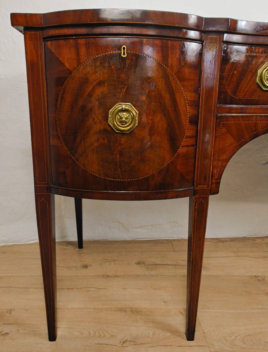 Georgian Sideboard Serpentine Front C1830 English Mahogany Delivery Available