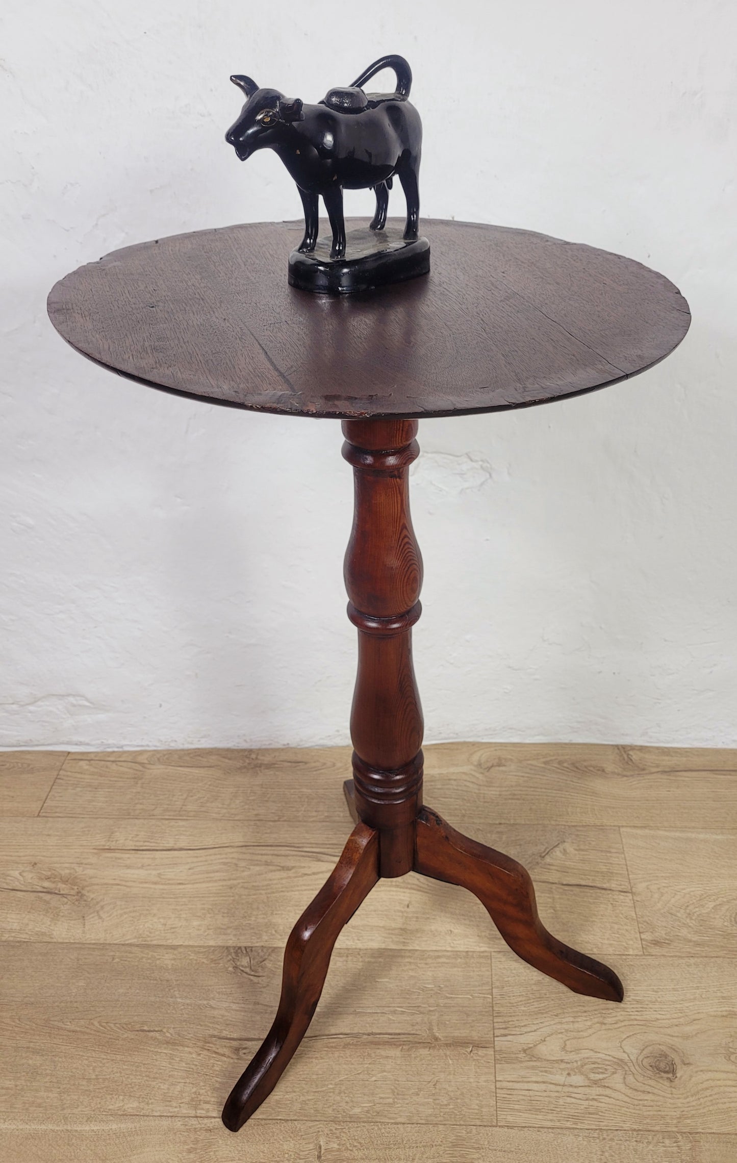 Victorian Tripod Side Table 19thC English Antique Mahogany Postage Available