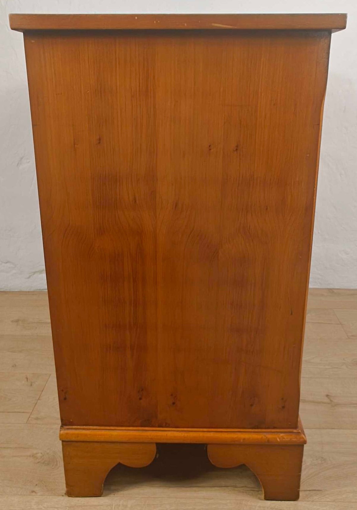 Vintage Chest Of Drawers Yew 2 Over 3 Drawers Storage Inlaid Delivery Available