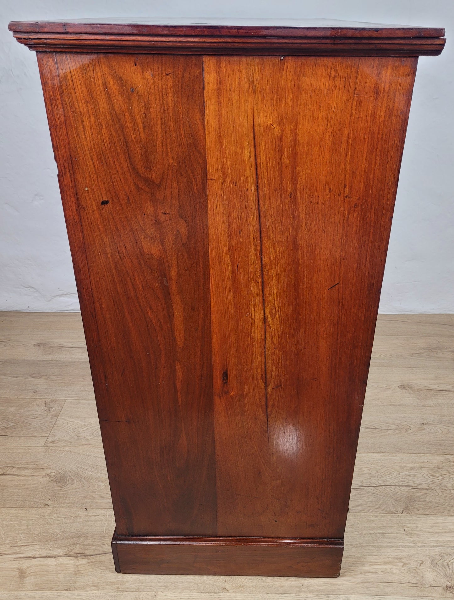 Edwardian Chest of Drawers Walnut 2 Over 3 1910s Drop Handles Delivery Available