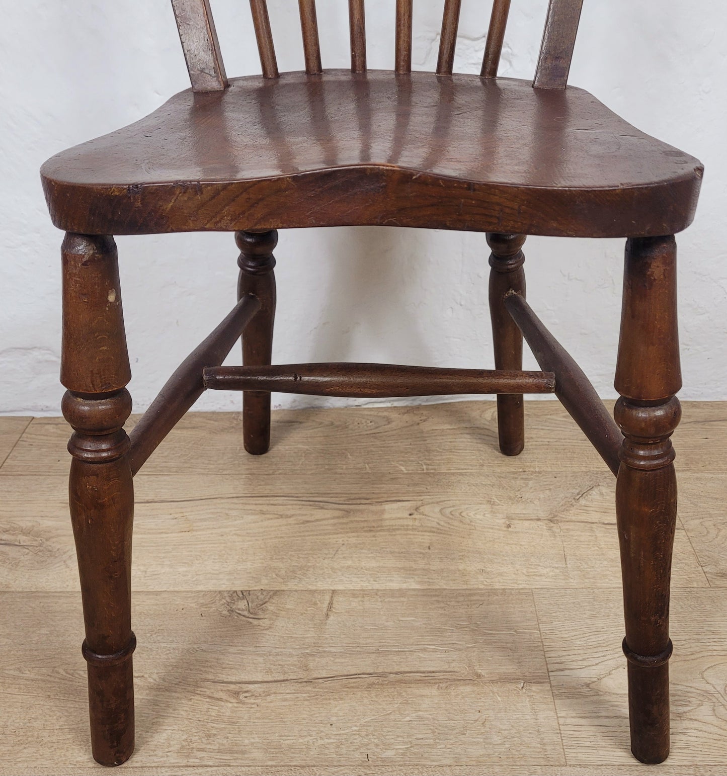 Vintage Kitchen Chair Hoop Back Elm & Birch English 20thC Postage Available