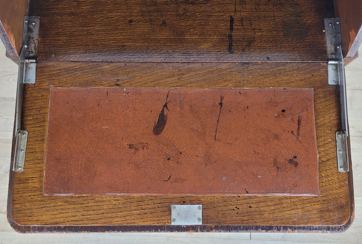 Oak Writing Bureau Desk Vintage 1960's Key & Lock Delivery Available