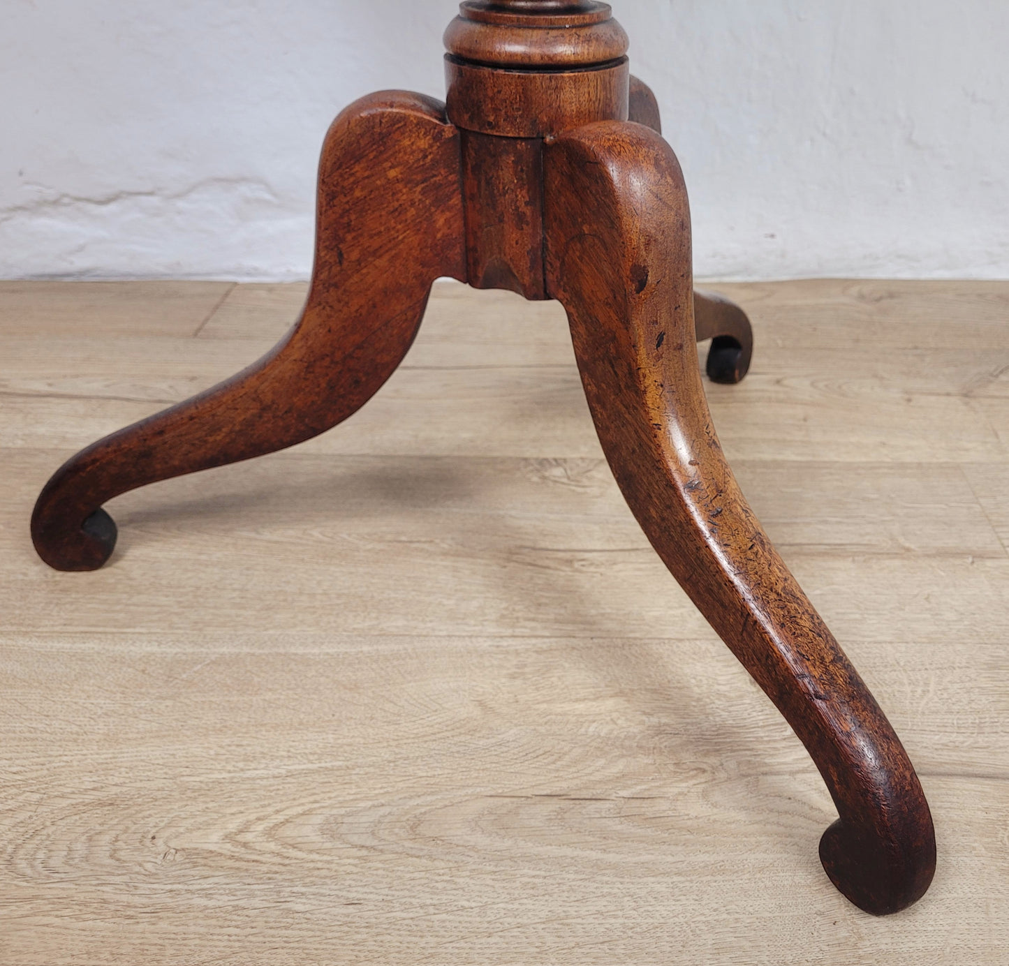 Georgian Tilt Top Table Tripod Mahogany English Postage Available