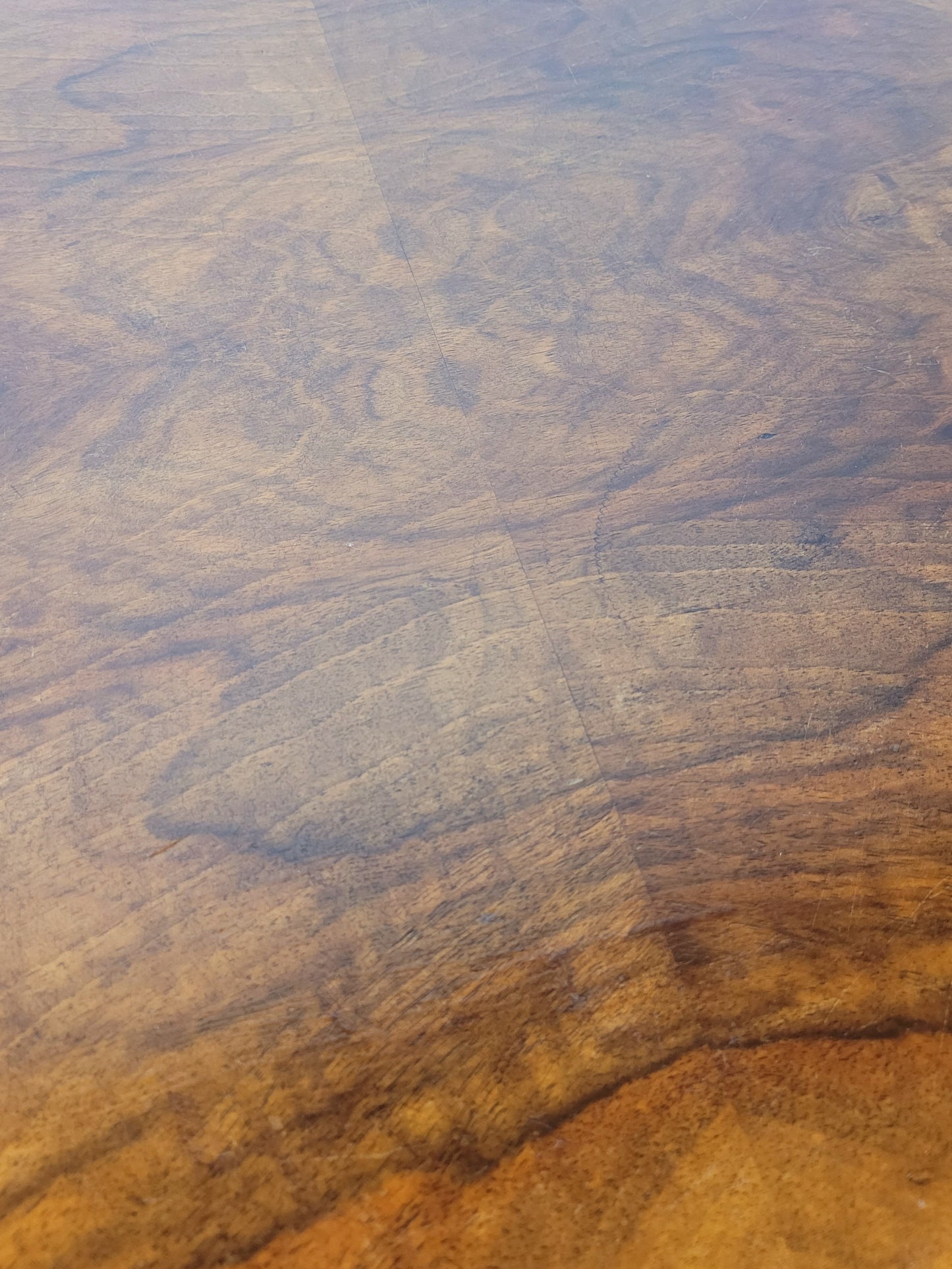 Walnut Coffee Table Side Circular Cabriole Mid Century 1940s Postage Available