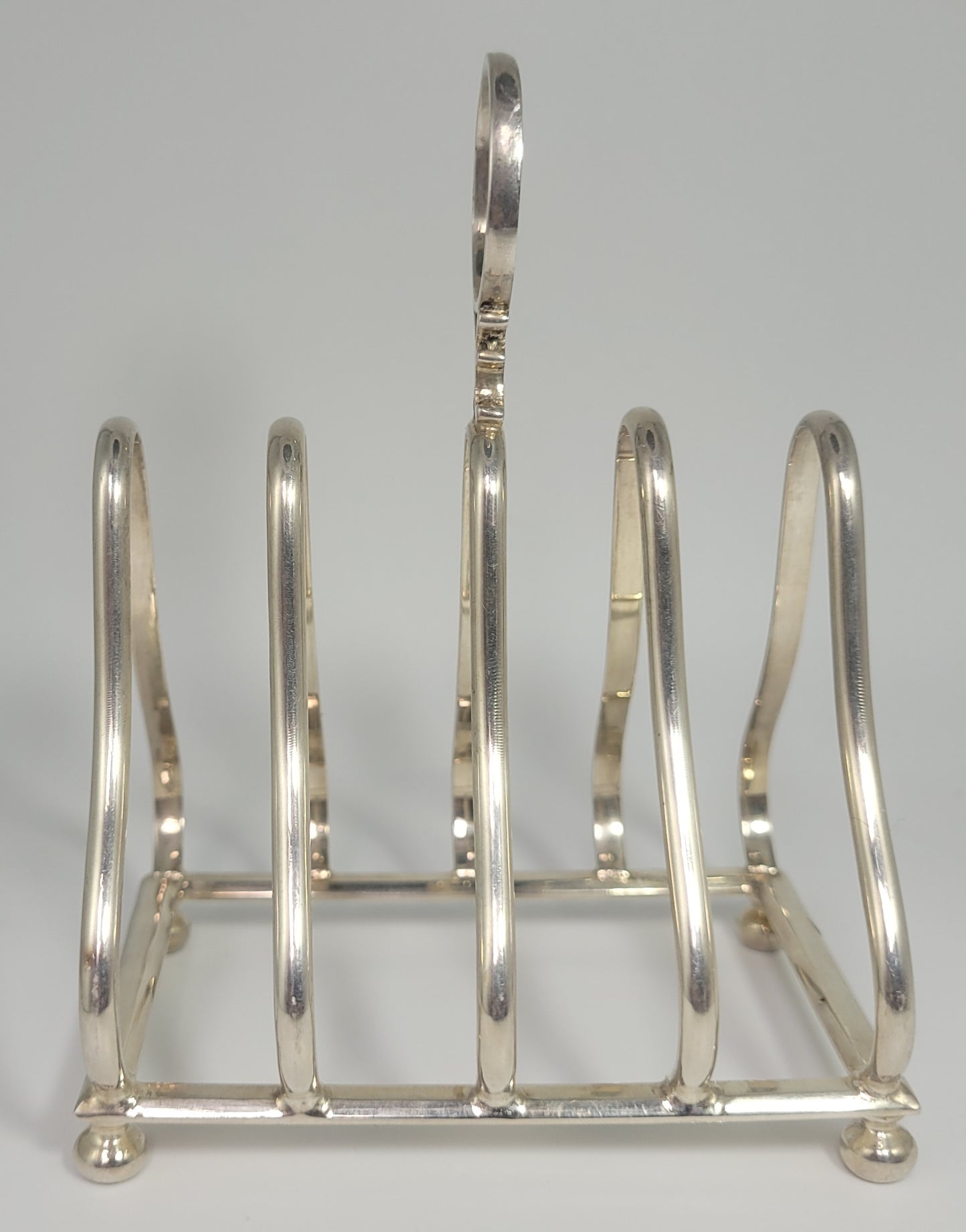 Sheffield Silver Toast Rack Hallmarked English Edwardian 1900 Tableware Postage Available