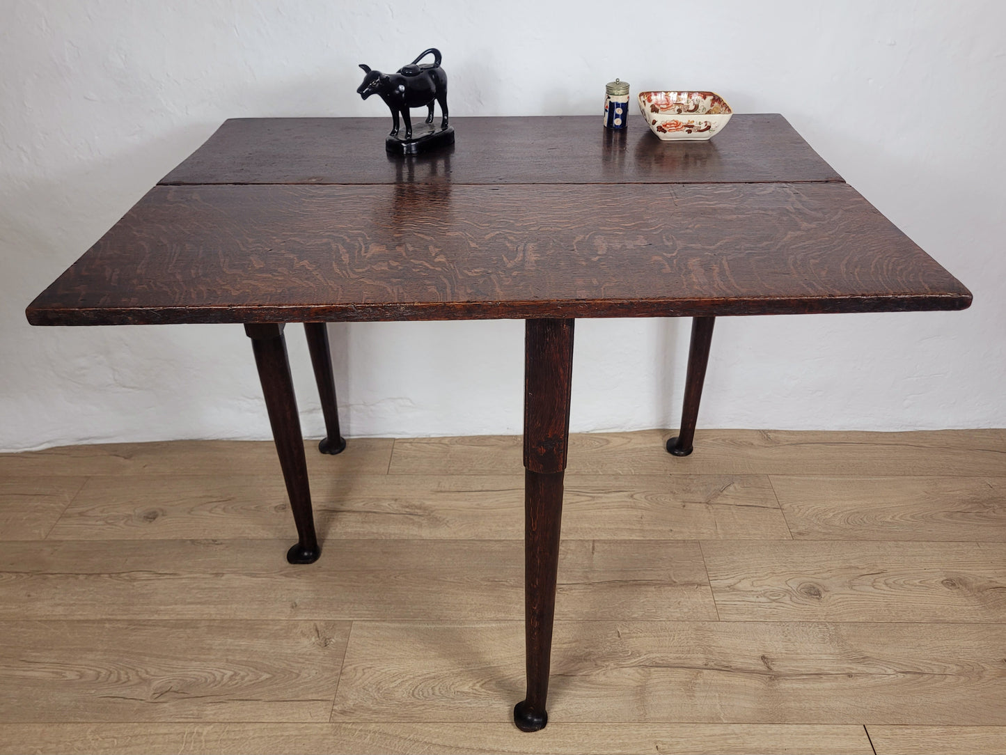 Georgian Dining Table Drop Leaf Gateleg Drawer Oak 1820's Delivery Available