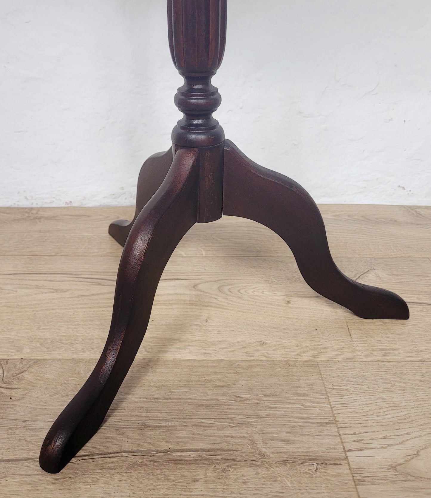 Vintage Wine Table Piecrust Scalloped Edge English 20thC 1950 Postage Available