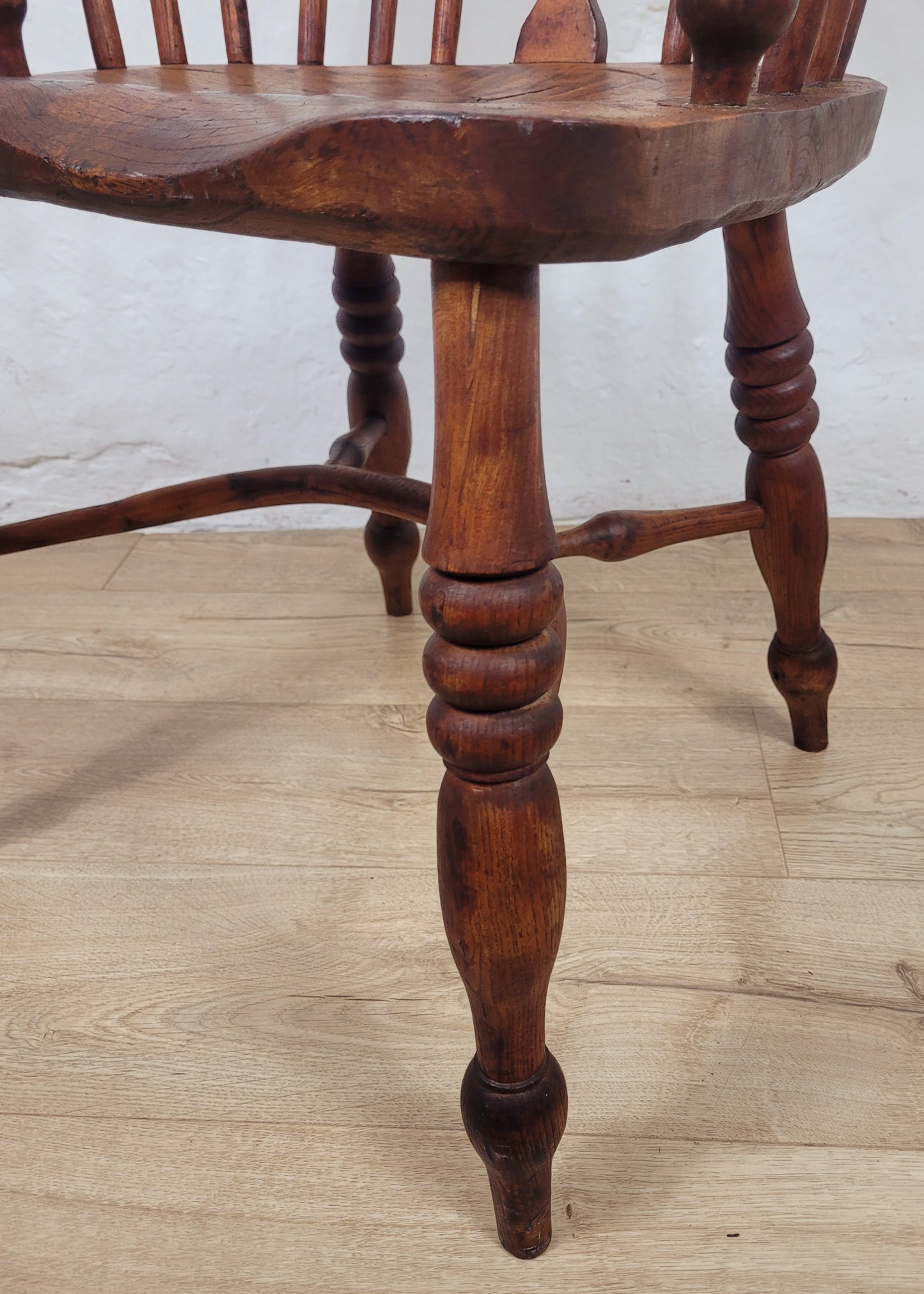 Victorian Windsor Armchair HoopBack Crinoline Stretcher 19thC Delivery Available