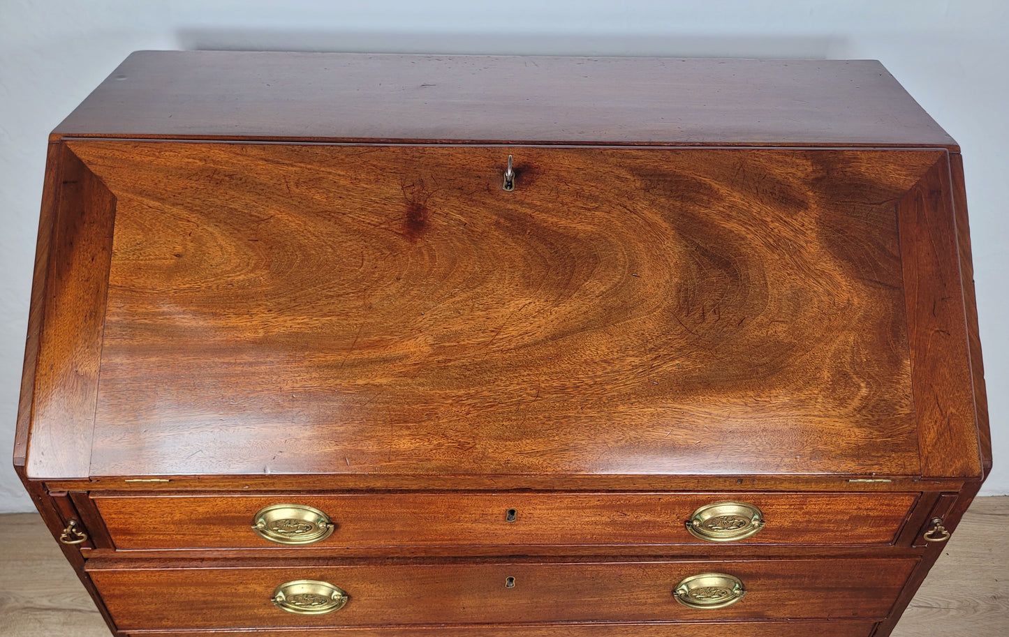 George III Writing Bureau Desk Oak 18thC Antique English Delivery Available