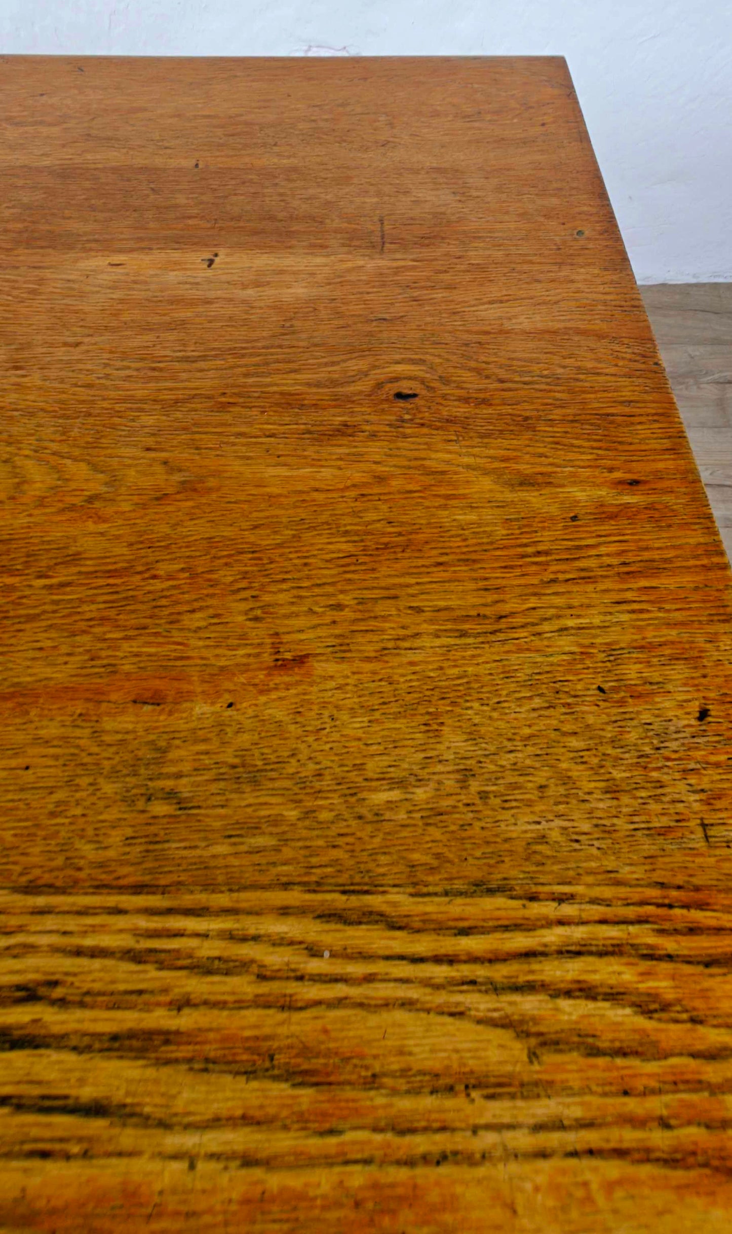 Vintage Military Desk Table Oak Drawer 1930's Country Delivery Available