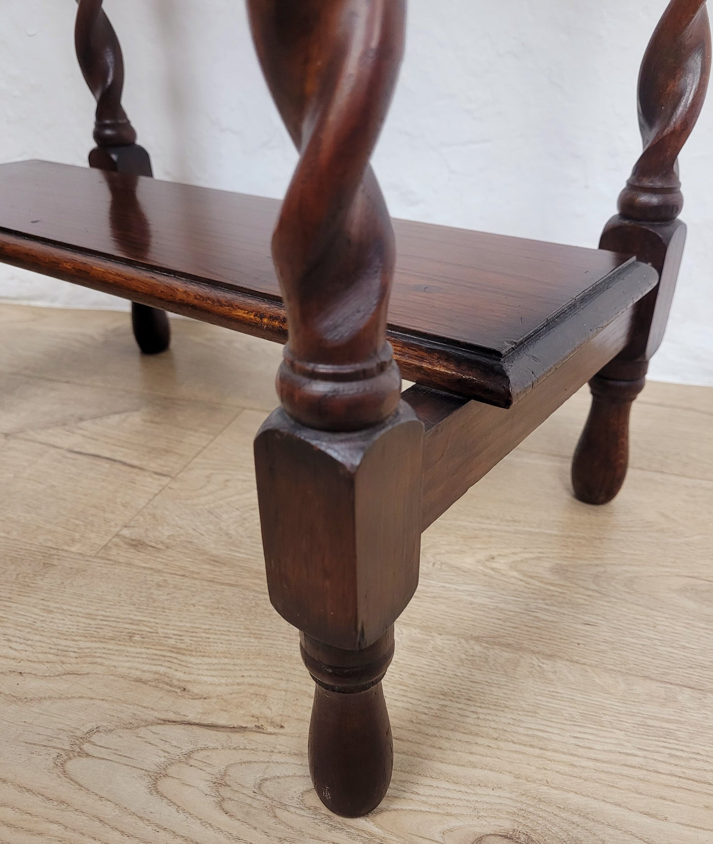 Victorian Occasional Table Barley Twist Country English 19thC Postage Available