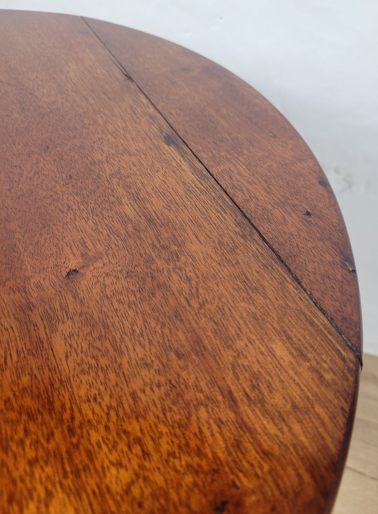 Victorian Tripod Side Table English Antique Mahogany Round Postage Available