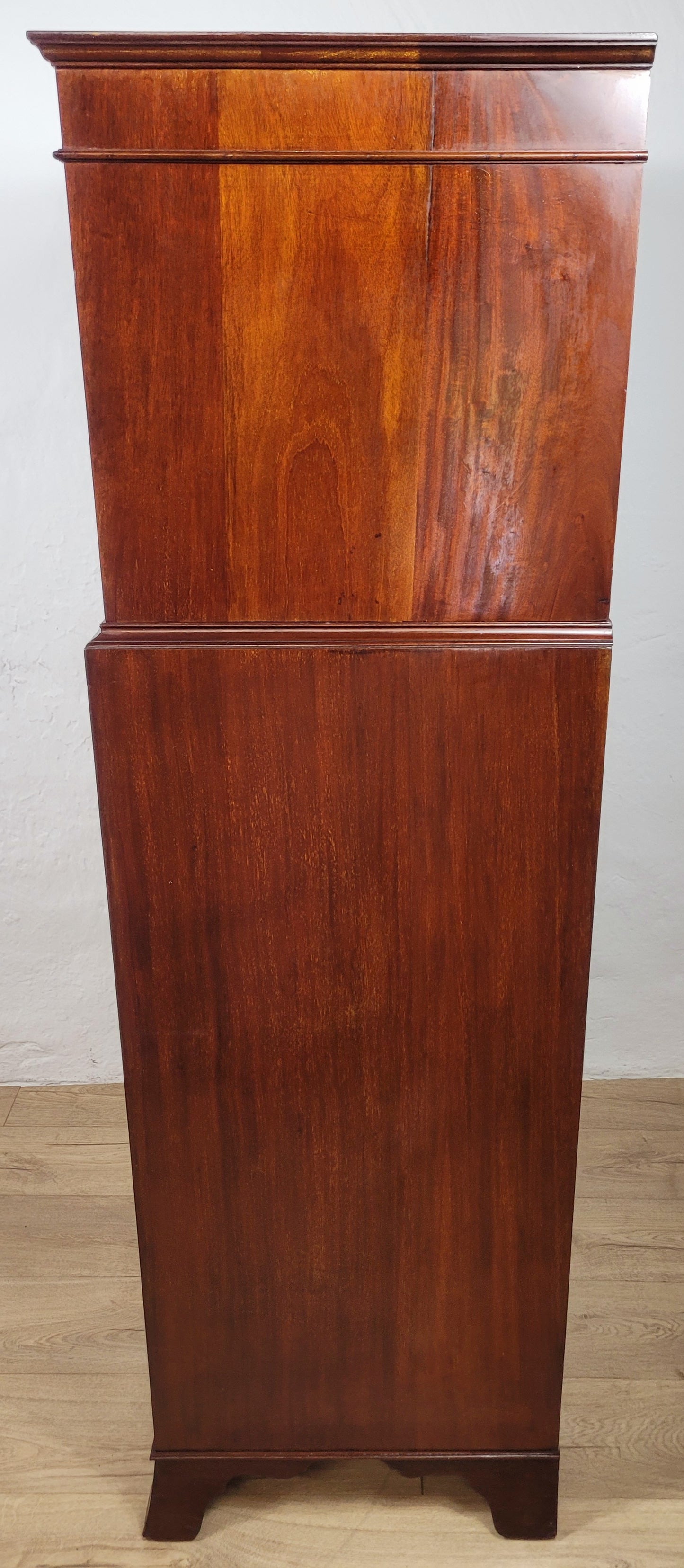 Edwardian Mahogany Tallboy English 1910 Drawers Storage Delivery Available