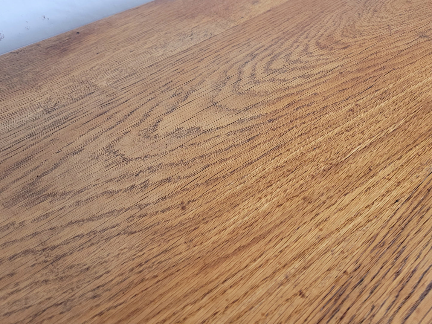 Vintage Single Pedestal Desk 1930s Oak Country Farmhouse Delivery Available