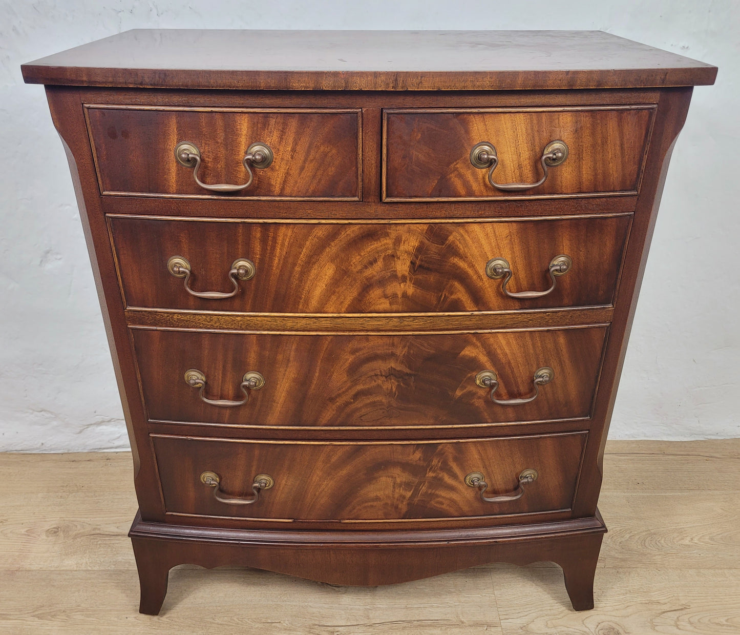 Chest Of Drawers Bevan Funnell Bedroom Vintage 1950s Mahogany Postage Available