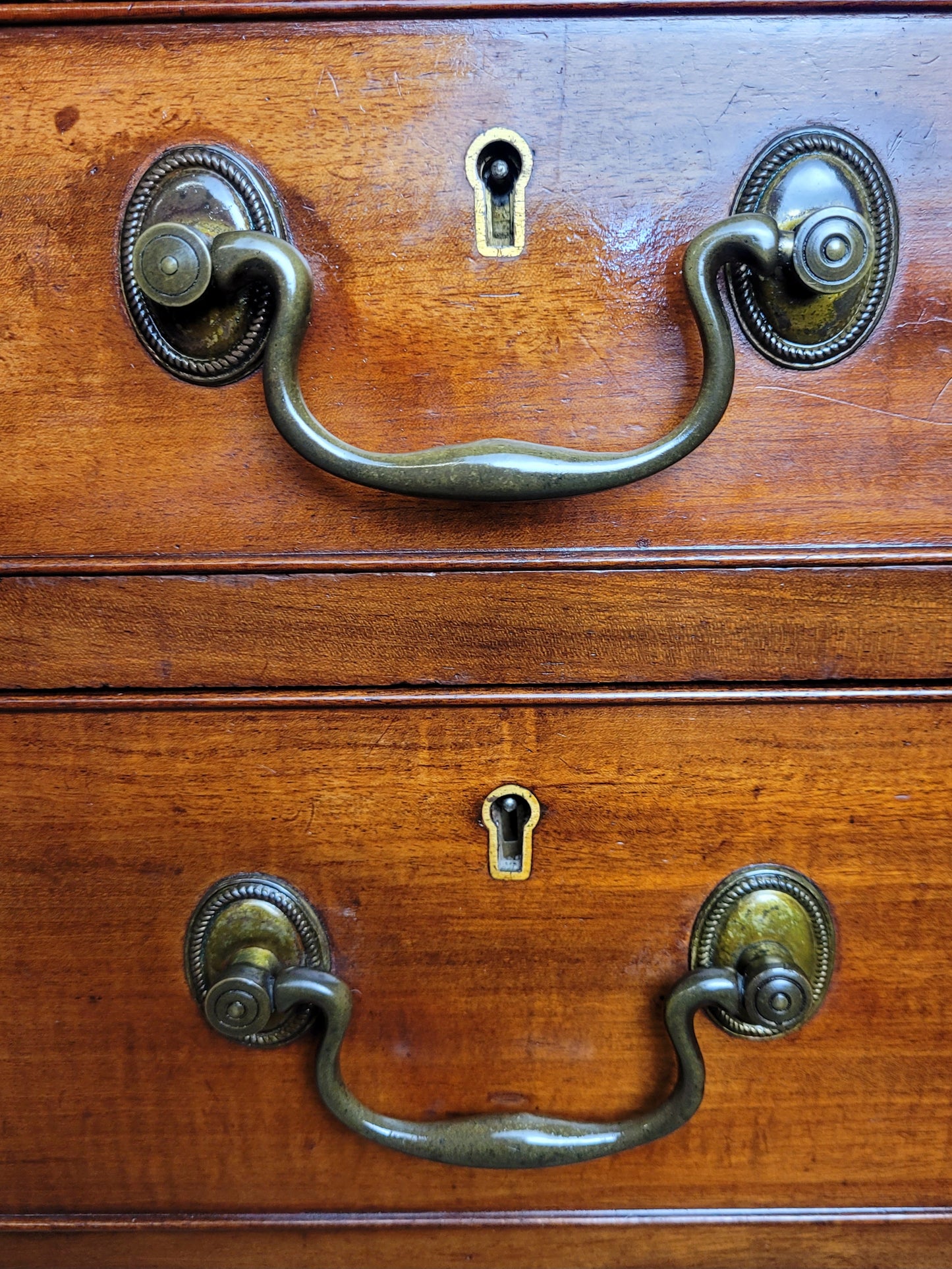 Edwardian Writing Desk Knee Hole Antique Castors Drawers 1910 Delivery Available