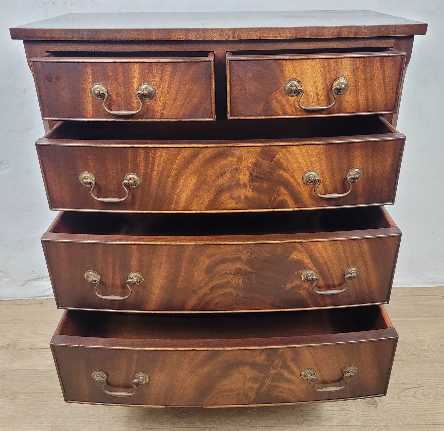 Chest Of Drawers Bevan Funnell Bedroom Vintage 1950s Mahogany Postage Available