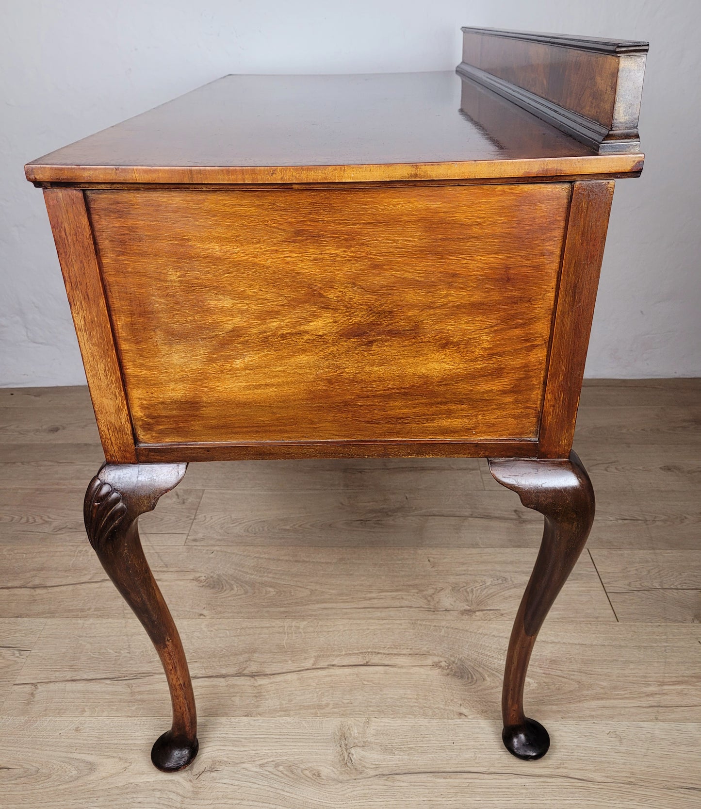 Ladies Writing Desk Vintage Mahogany Cabriole Shell Knee 1950 Delivery Available