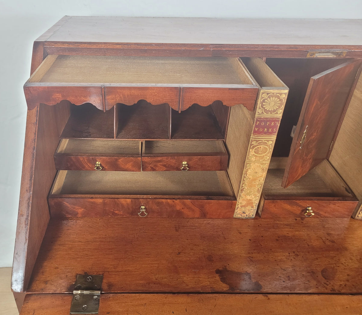 George III Writing Bureau Desk 18thC Lock & Key English Delivery Available