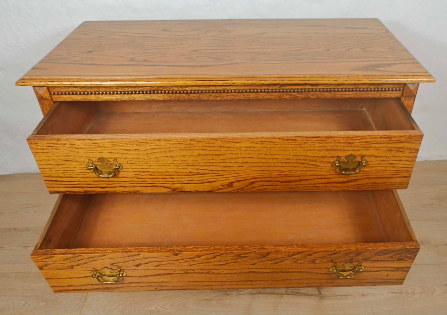 Vintage Chest Of Drawers Oak Carved Country Farmhouse Rustic Delivery Available