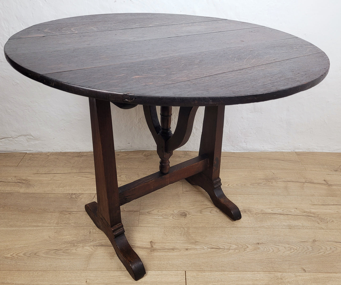 Vigneron Wine Tasting Table French Tilt Top Oak 19th Century Delivery Available