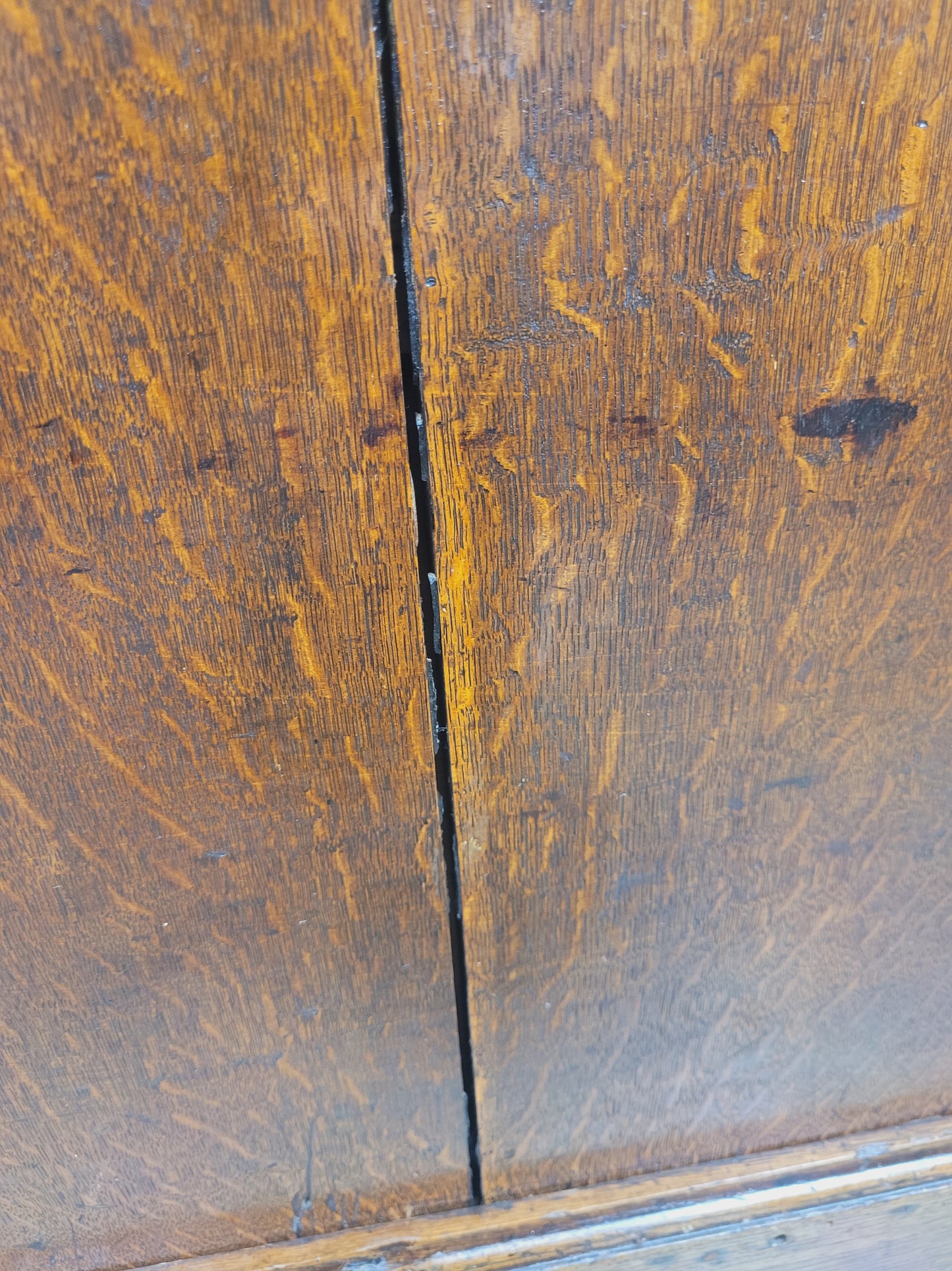 Georgian Writing Bureau Desk 18thC Oak Drop Handles Antique Delivery Available