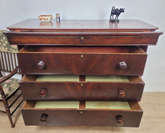 Victorian Chest of Drawers 4 Drawers 1890 Mahogany English Delivery Available