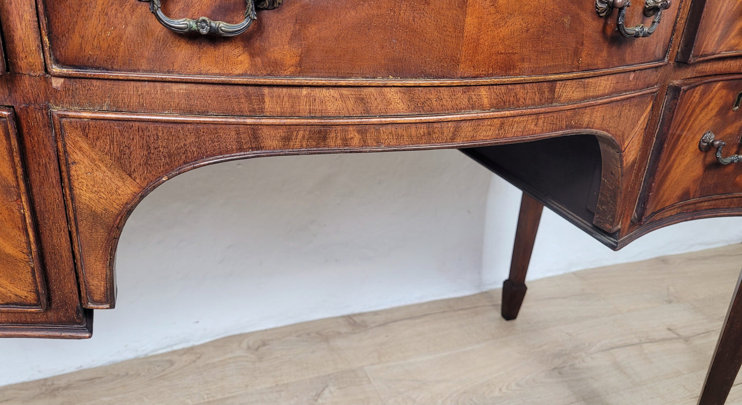 Victorian Ladies Dressing Table Serpentine Antique 1900s Delivery Available