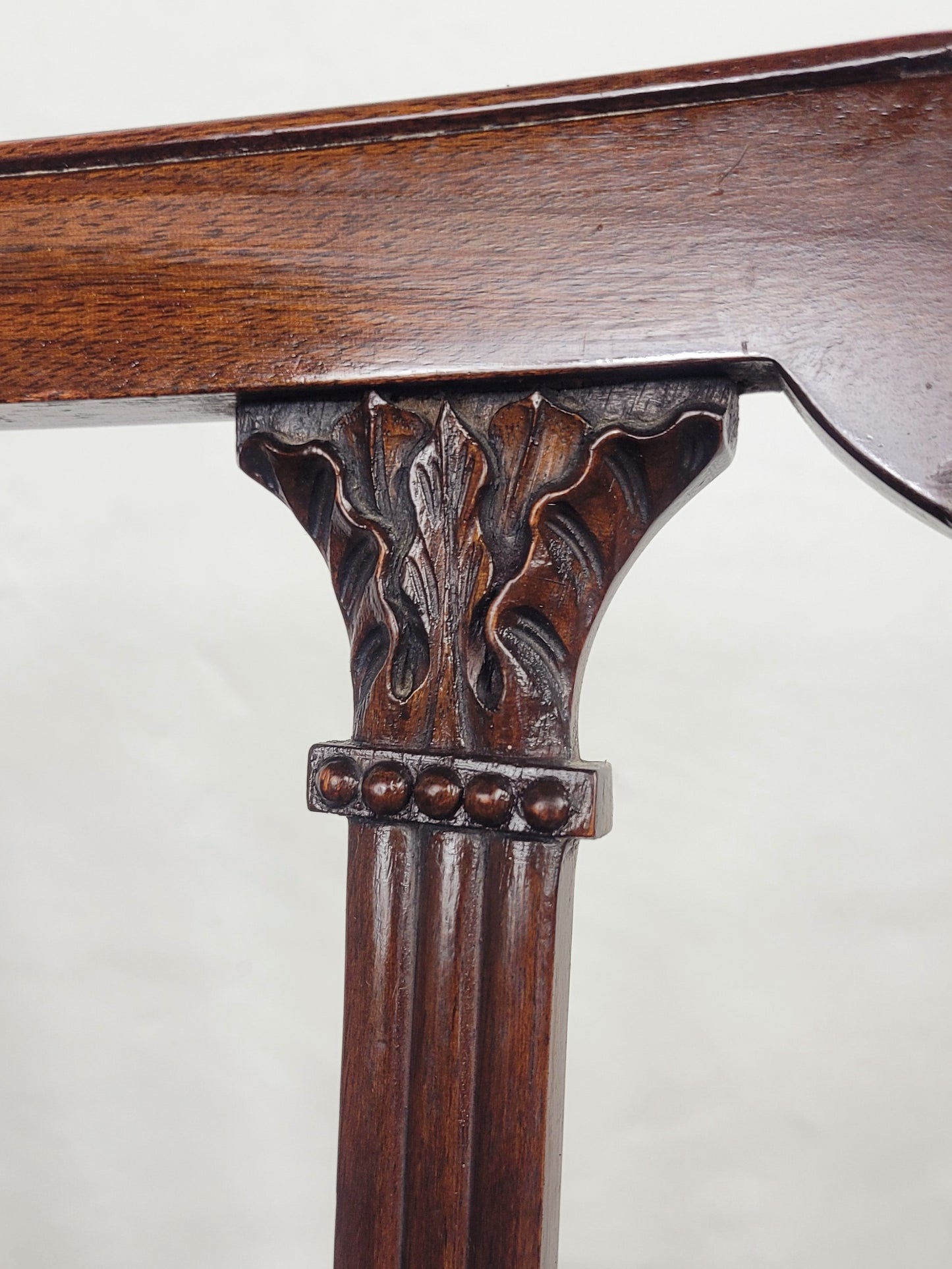 Victorian Armchair Carved Leather 19thC Mahogany English Delivery Available