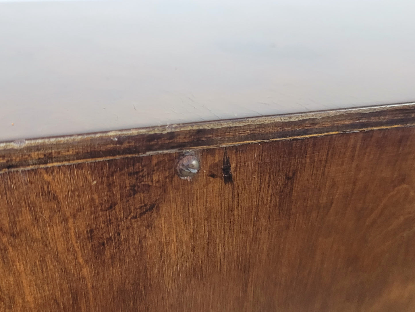 Edwardian Writing Bureau Desk Walnut Antique Carved Leather Delivery Available