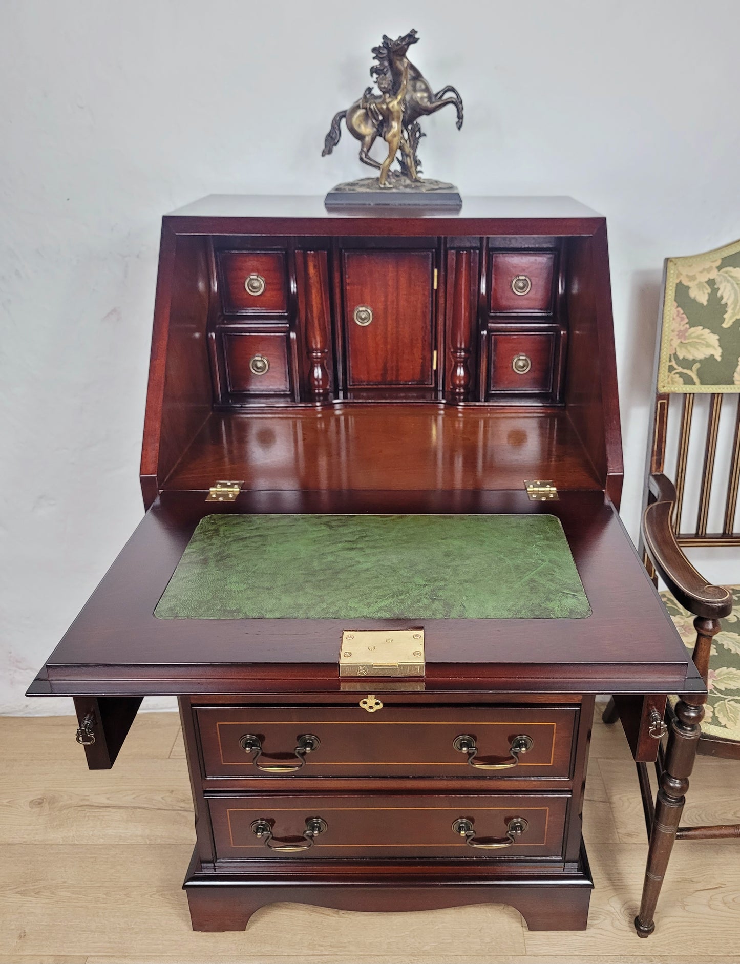 Vintage Writing Bureau Desk Lock & Key Ashmore Furniture Delivery Available