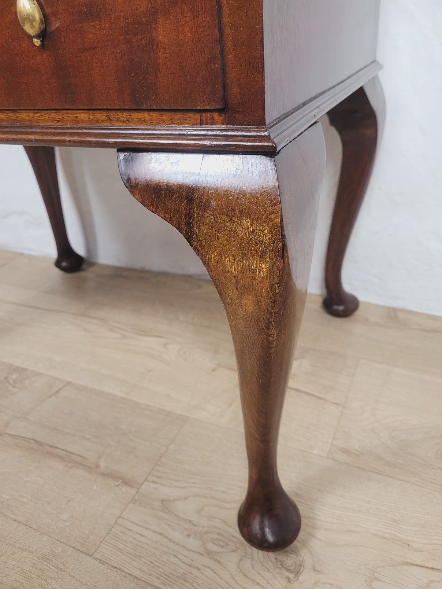 Vintage Writing Desk Bureau Leather 1930s Cabriole Legs Delivery Available