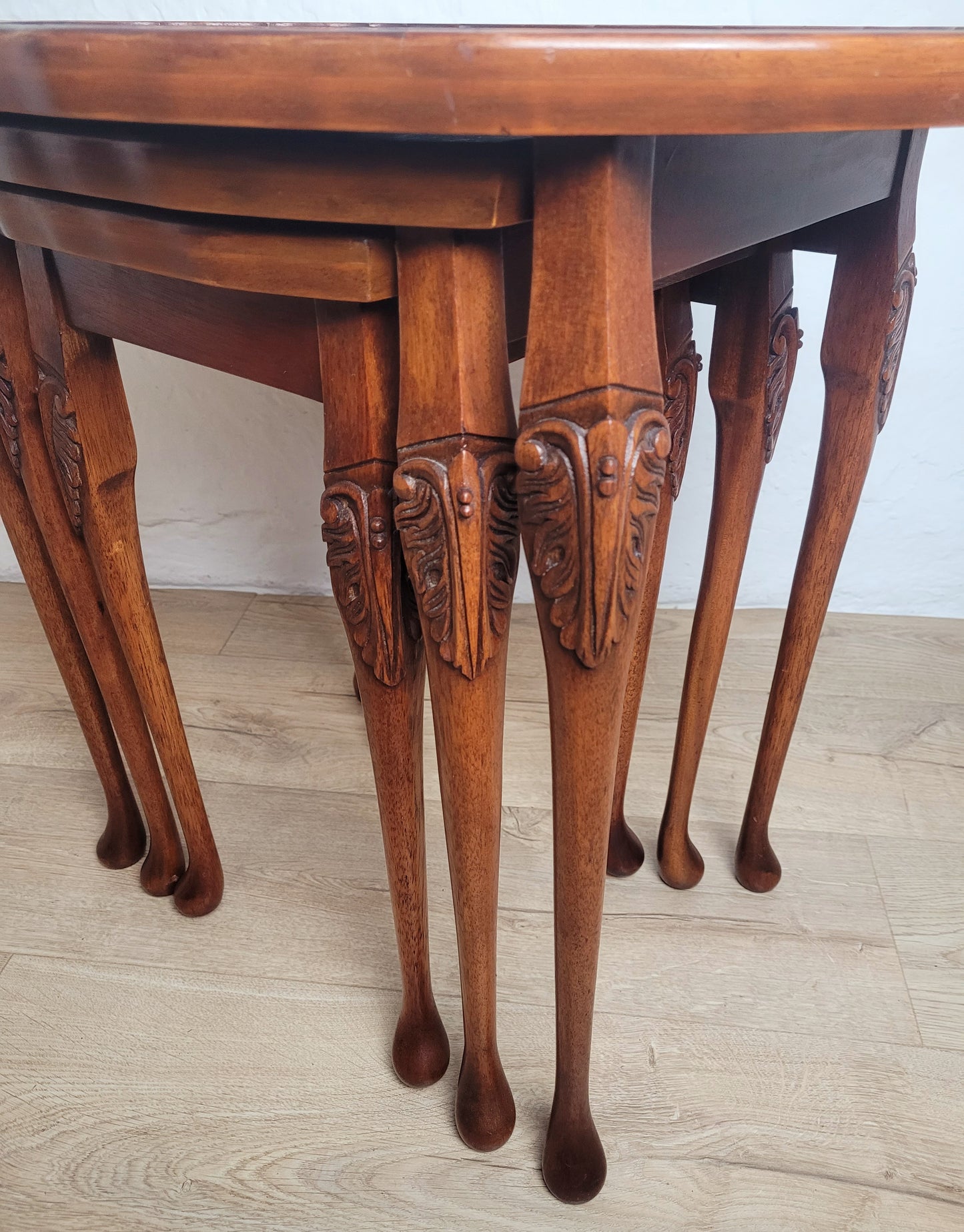 Bevan Funnell Nesting Tables Set of Three Antique Style 1950s Postage Available