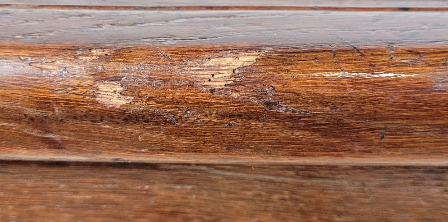 Georgian Coffer Chest Oak 19thC Bullseye English Country Delivery Available