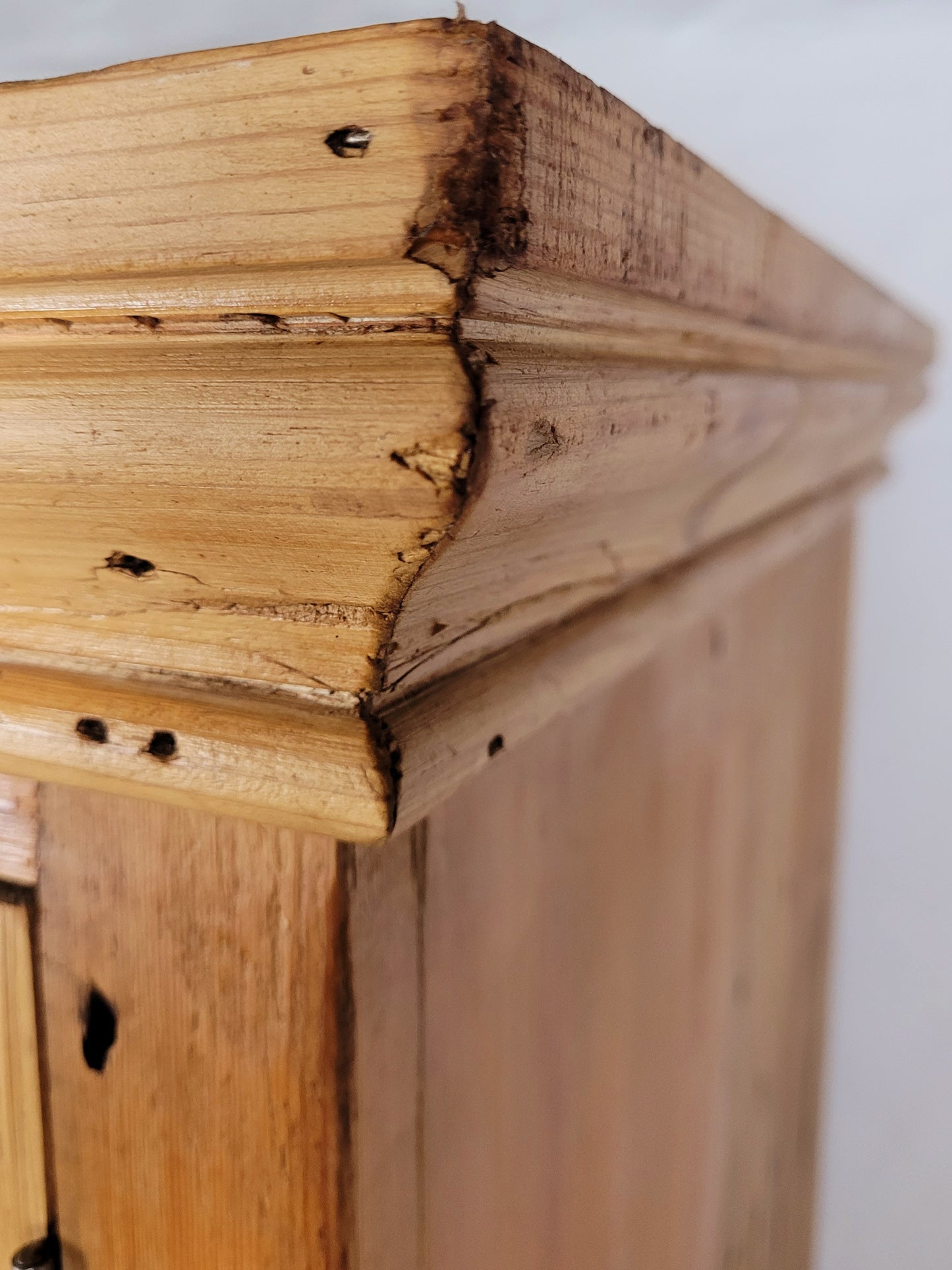 Pine Double Door Wardrobe Country Farmhouse Antique Delivery Available