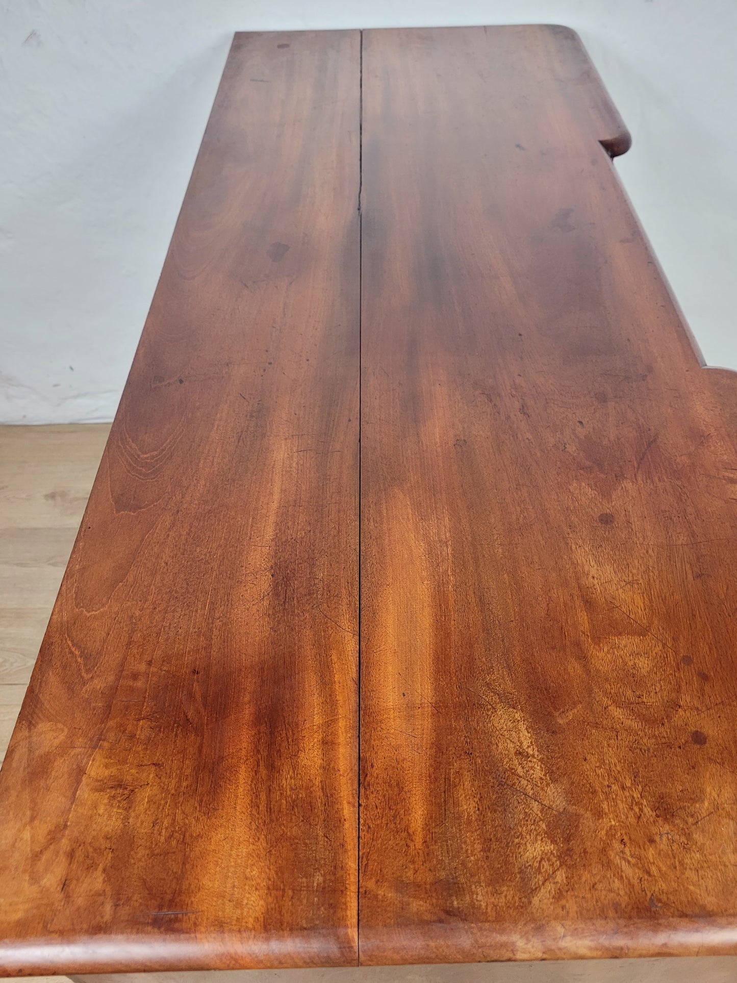 Victorian Writing Desk Knee Hole English 1890 Mahogany Antique Delivery Available