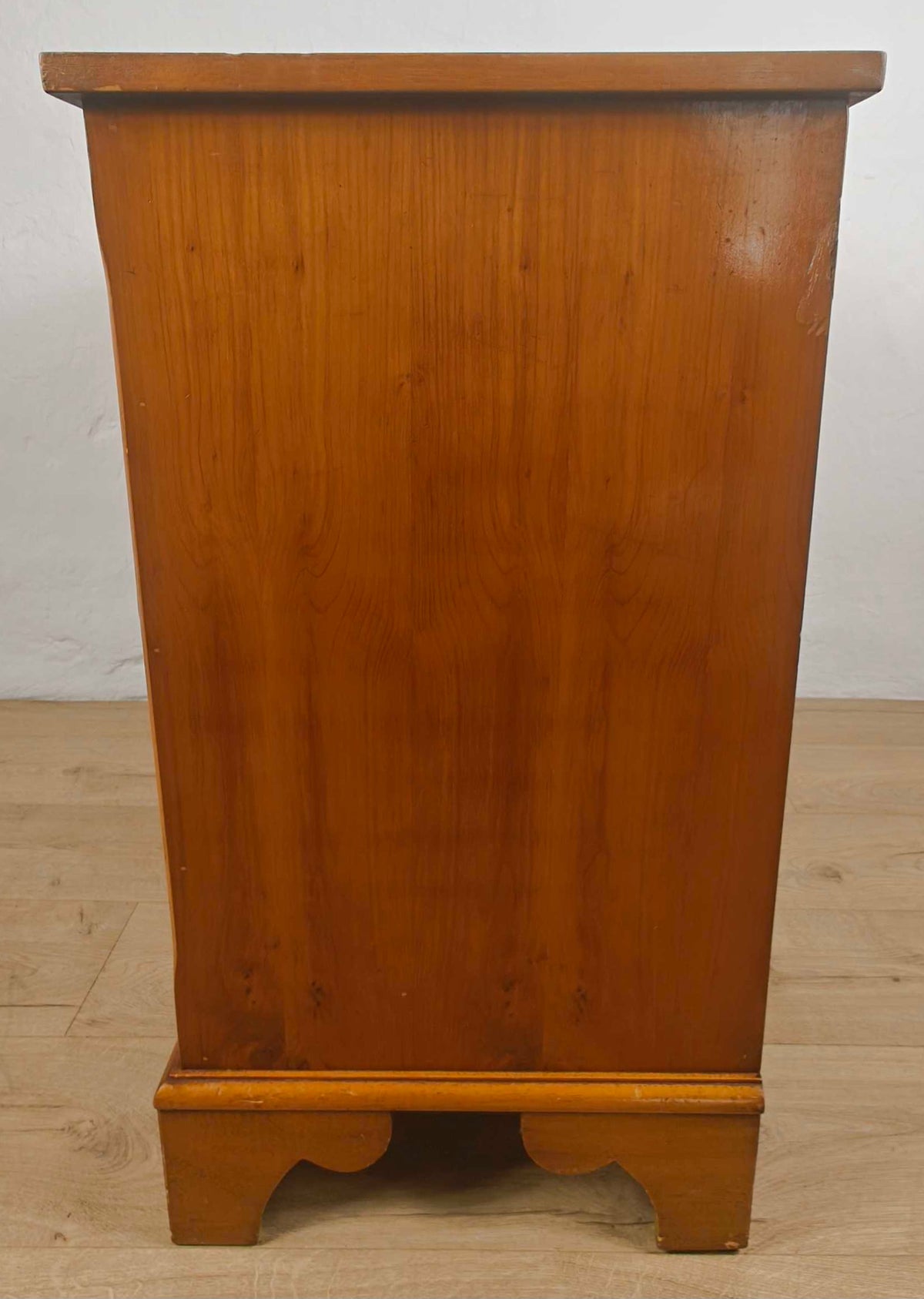Vintage Chest Of Drawers Yew 2 Over 3 Drawers Storage Inlaid Delivery Available
